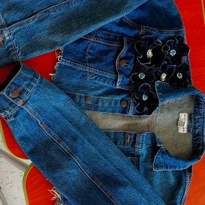 Custom designed Arizona Co. Jean Jacket XXL